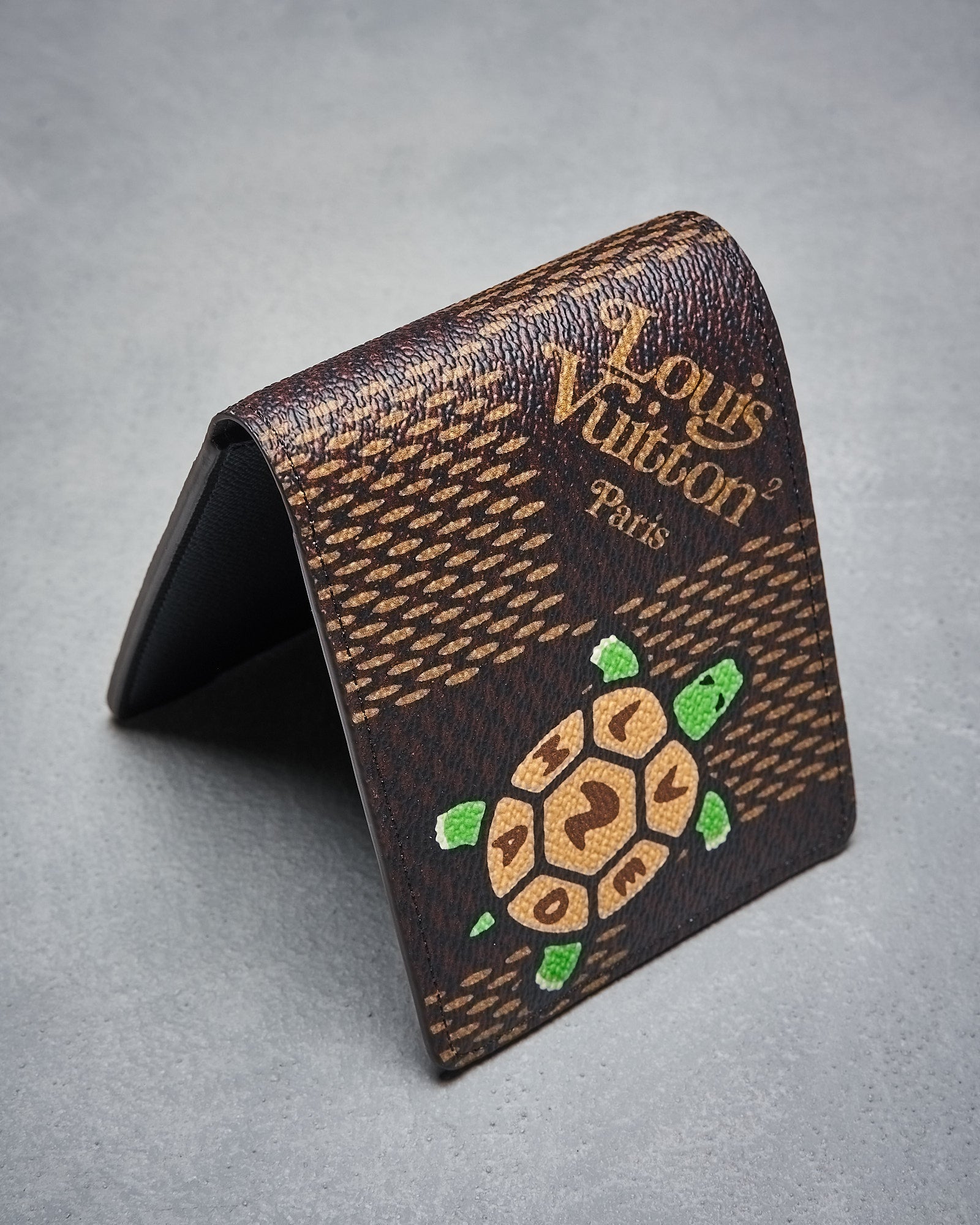Louis Vuitton x Nigo | Wallet Damier Ebene Giant Brown In Coated