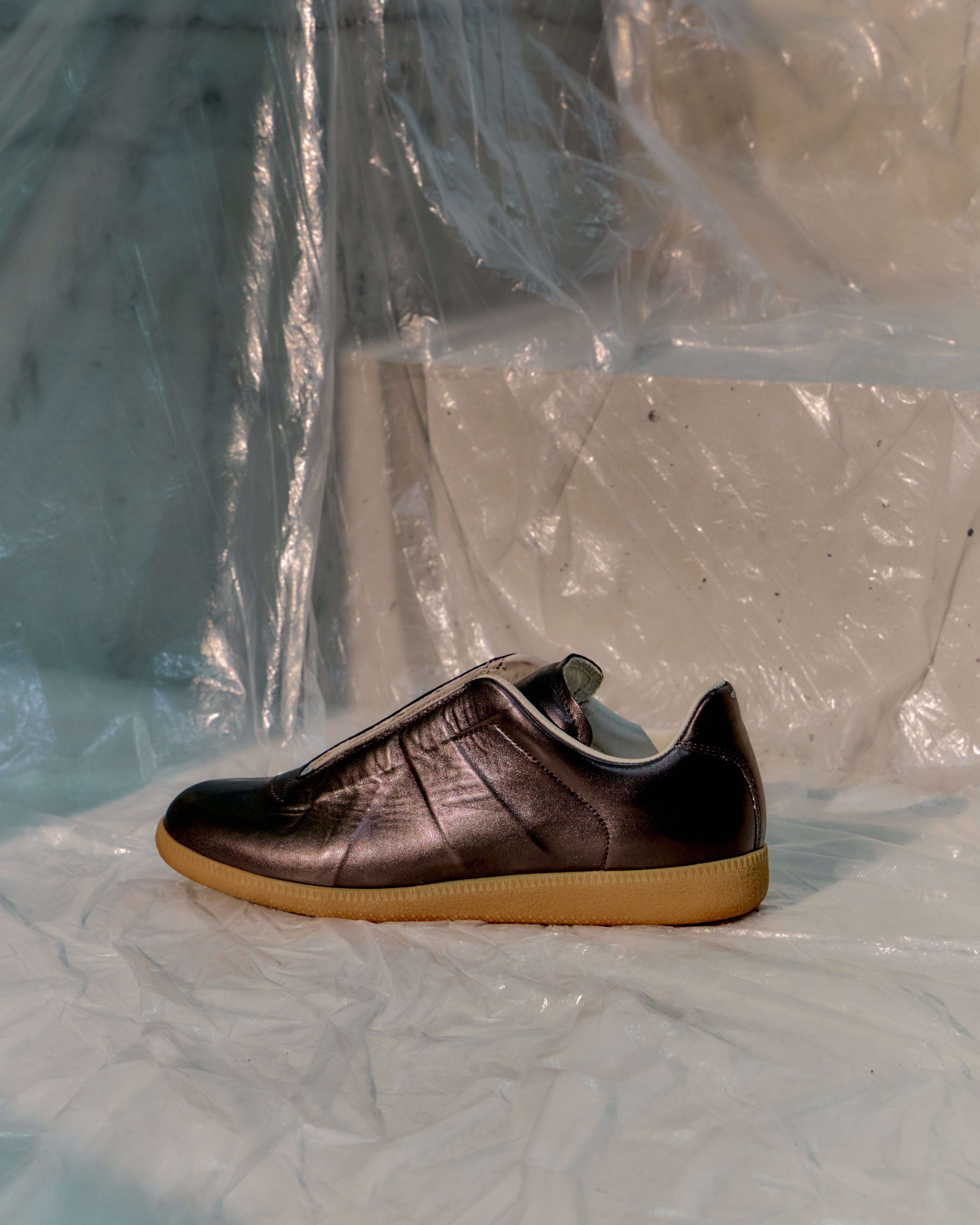 Maison Margiela | 2014 Replica GAT Vacuum Leather Sneakers - KOT-J