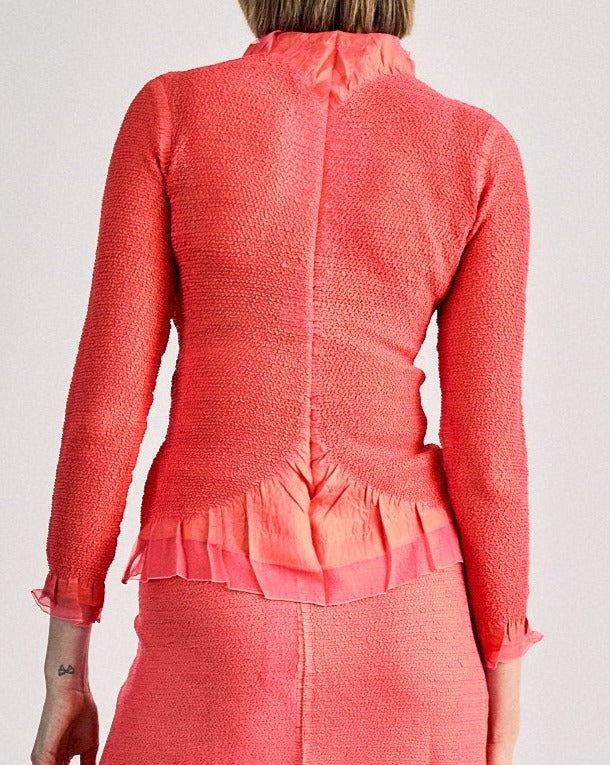 PEPLUM by YOSHIKI HISHINUMA　レディース ジャケット Peplum by Yoshiki Hishinuma | Ruffle Cardigan - KOT-J