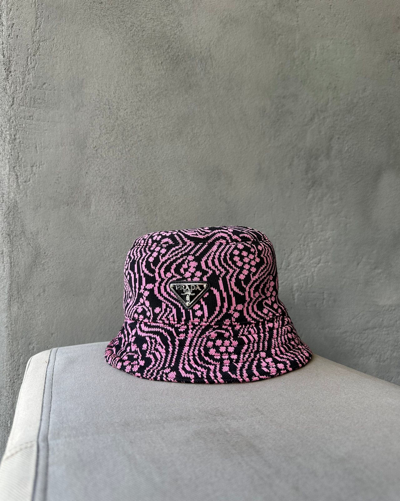 Prada | SS 2021 Jacquard Woven Logo Bucket Hat - KOT-J Prada | SS 2021 Jacquard Woven Logo Bucket Hat - KOT-J