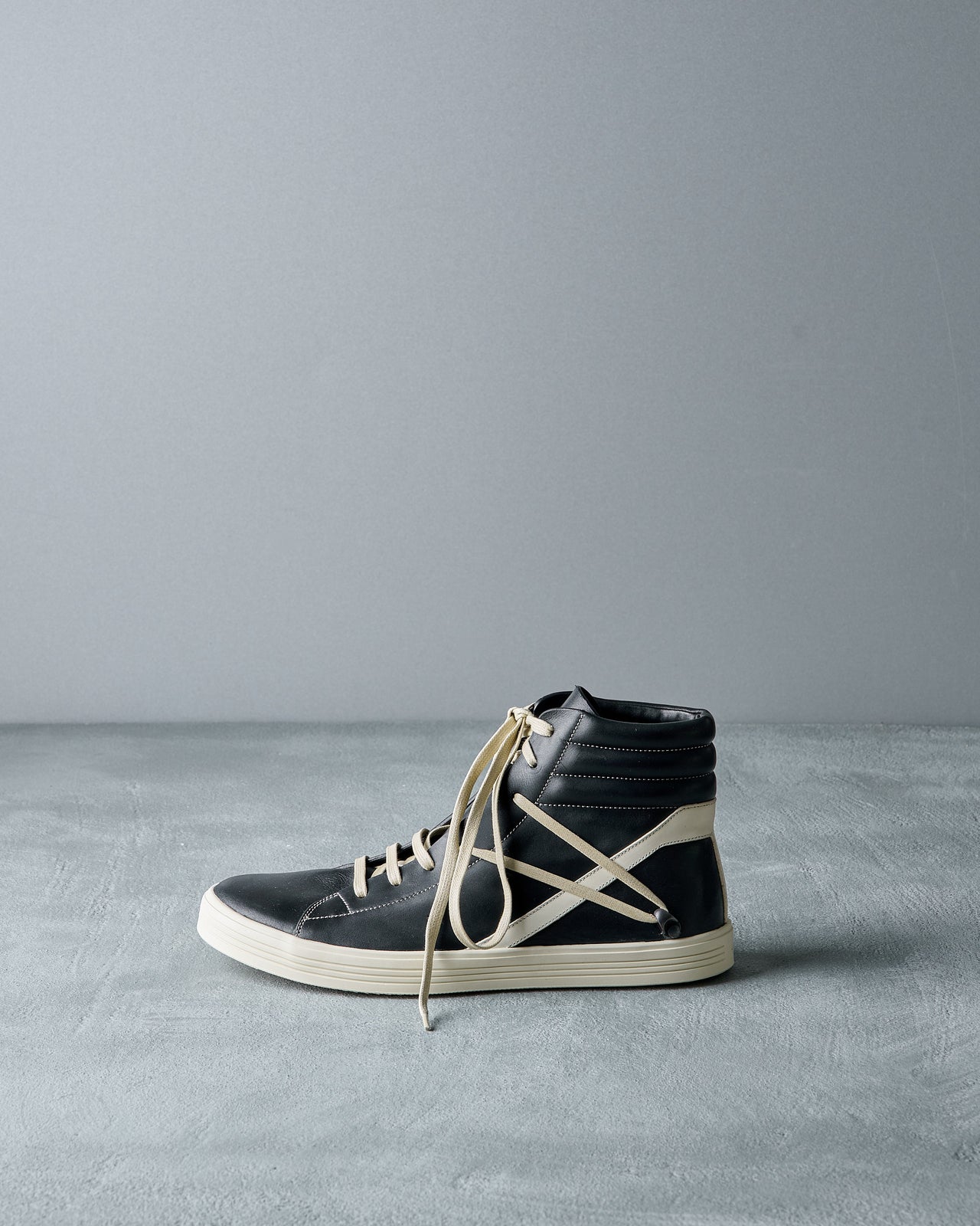 Rick Owens SS 2018 Leather Geothrasher High
