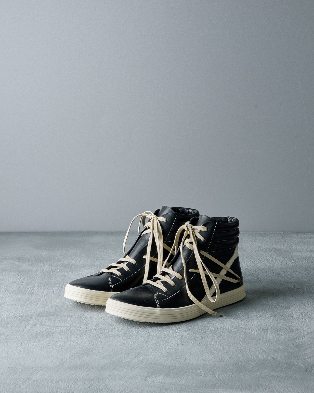 Rick Owens SS 2018 Leather Geothrasher High