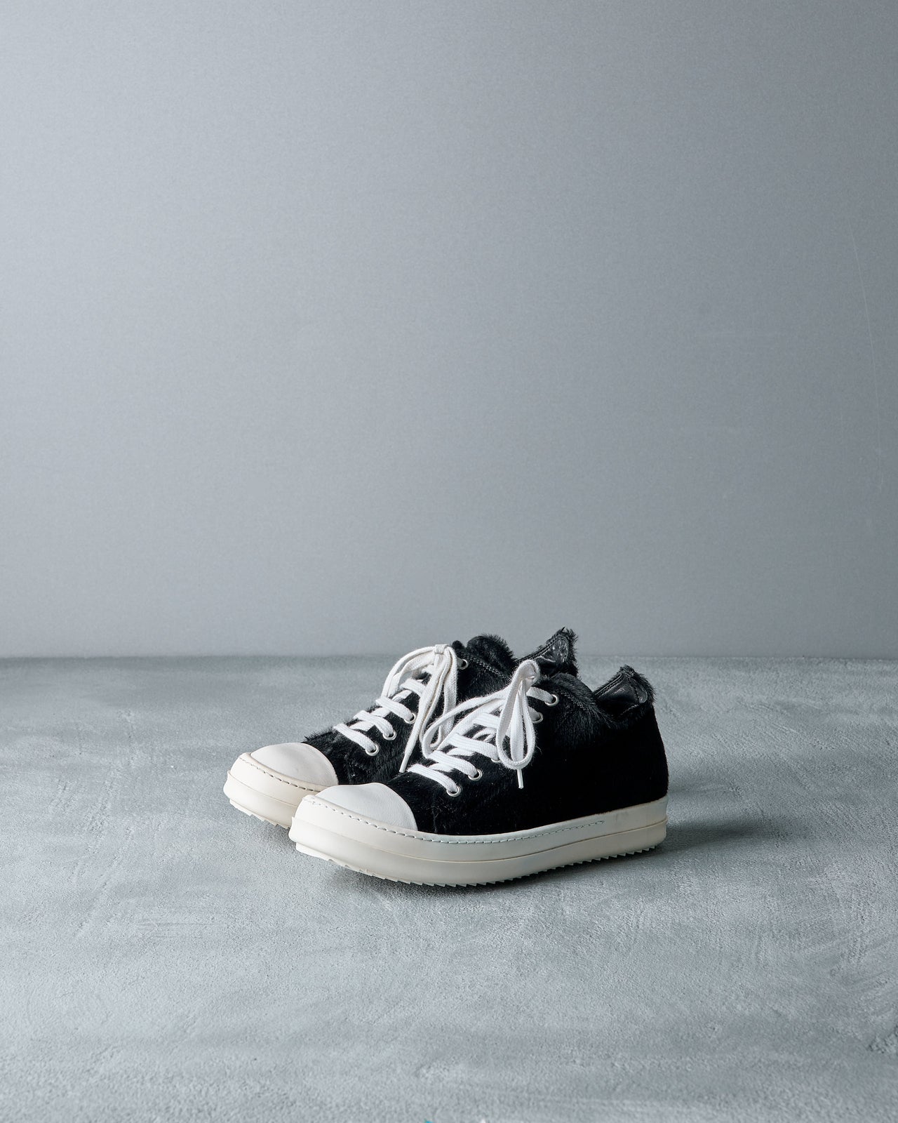 Rick Owens FW 2013 Ponyhair Low Sneakers