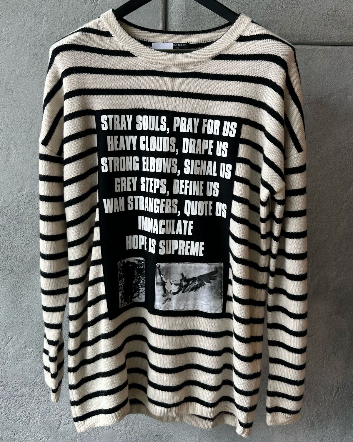 Raf Simons | Archive Redux SS 2002 Stray Souls Stripe Sweater - KOT-J