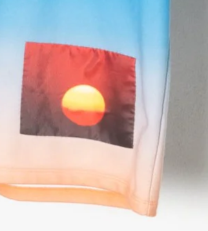 Raf Simons SS 2013 Brian Calvin Sunset Patch Gradient T-shirt