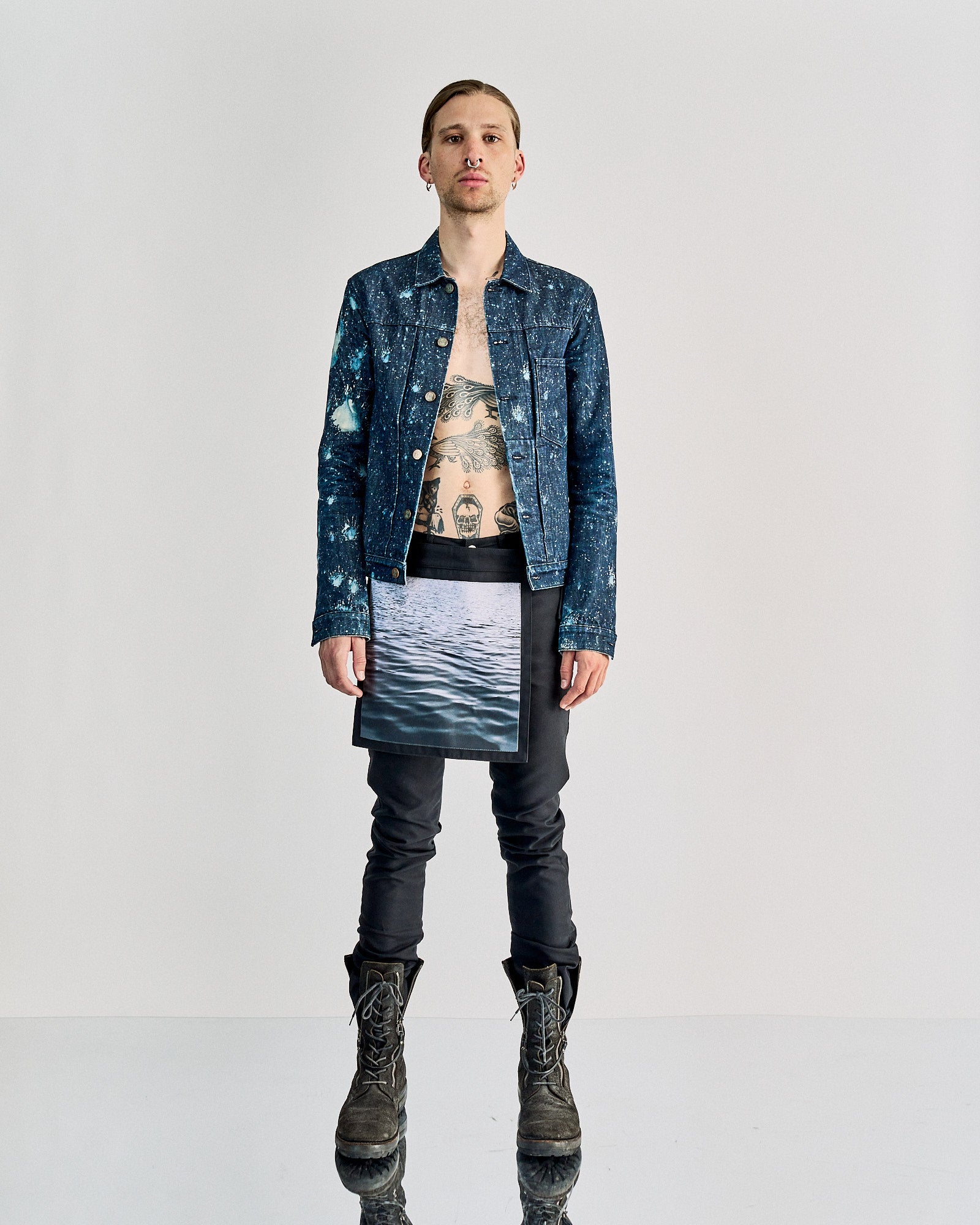 Raf Simons | SS 2017 x Robert Mapplethorpe Patch Apron Pant - KOT-J