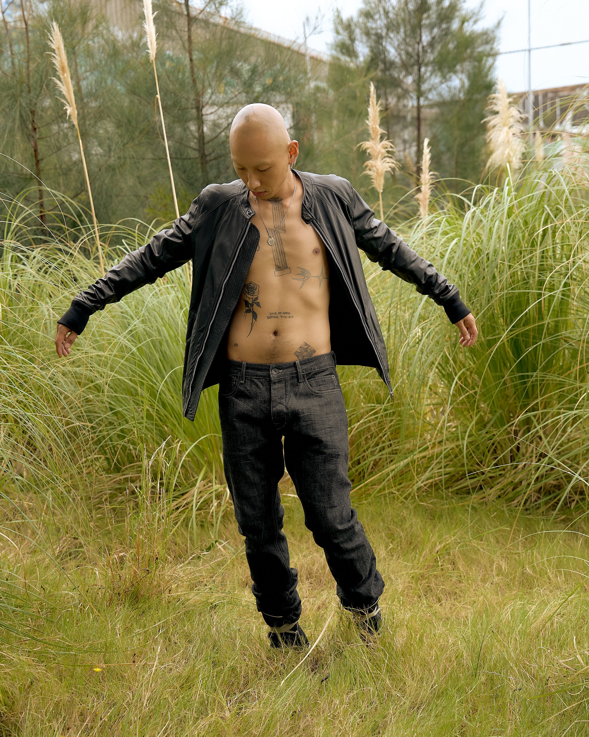 Rick Owens | SS 2014 Vicious Intarsia Lamb Leather Jacket - KOT-J