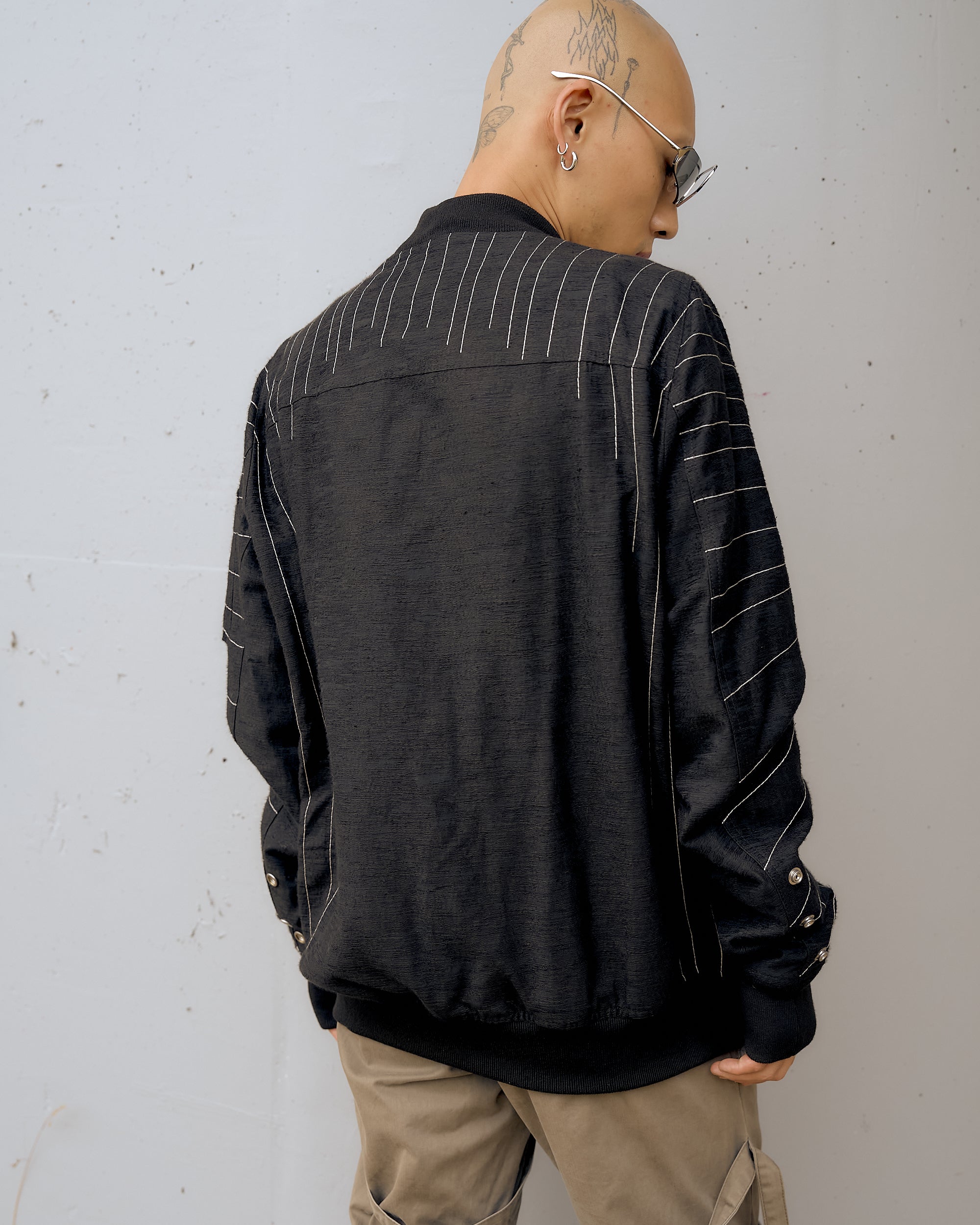 Rick Owens | SS 2017 Walrus Radiance Embroidered Flight Jacket - KOT-J