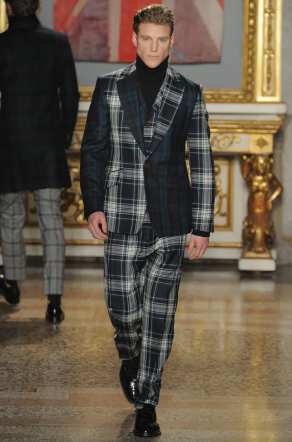 Vivienne Westwood Man AW 2012 Runway Look 44 2-piece suit