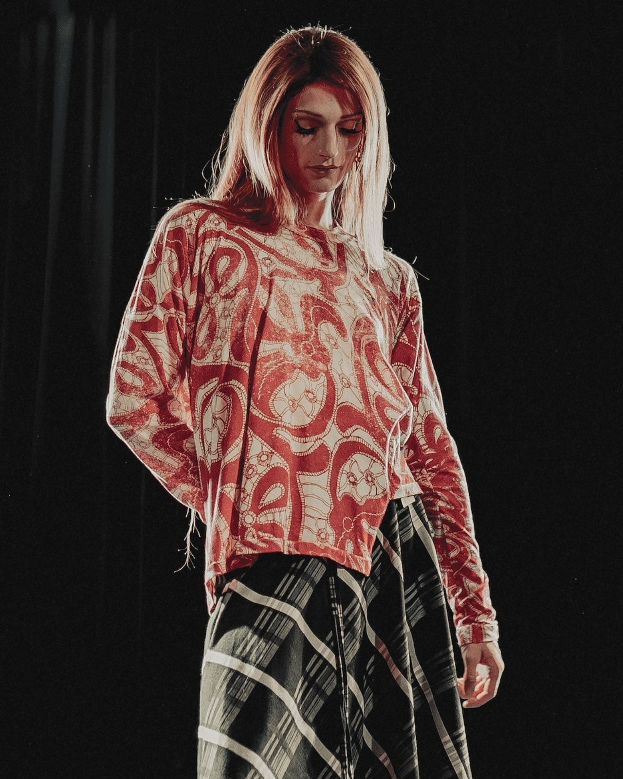 Vivienne Westwood Embroidered Orb Spiral Pattern Long sleeve T-Shirt
