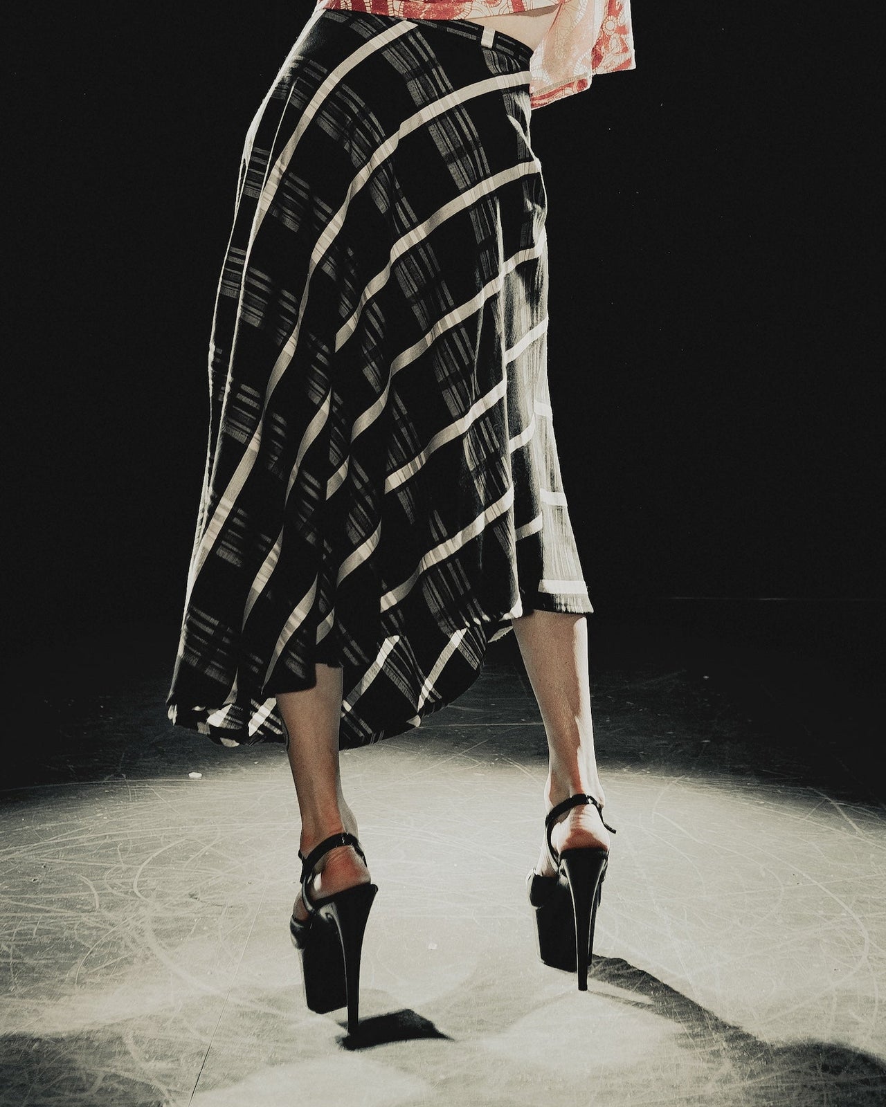 Vivienne Westwood Anglomania Asymmetric Bias Cut Tartan Skirt