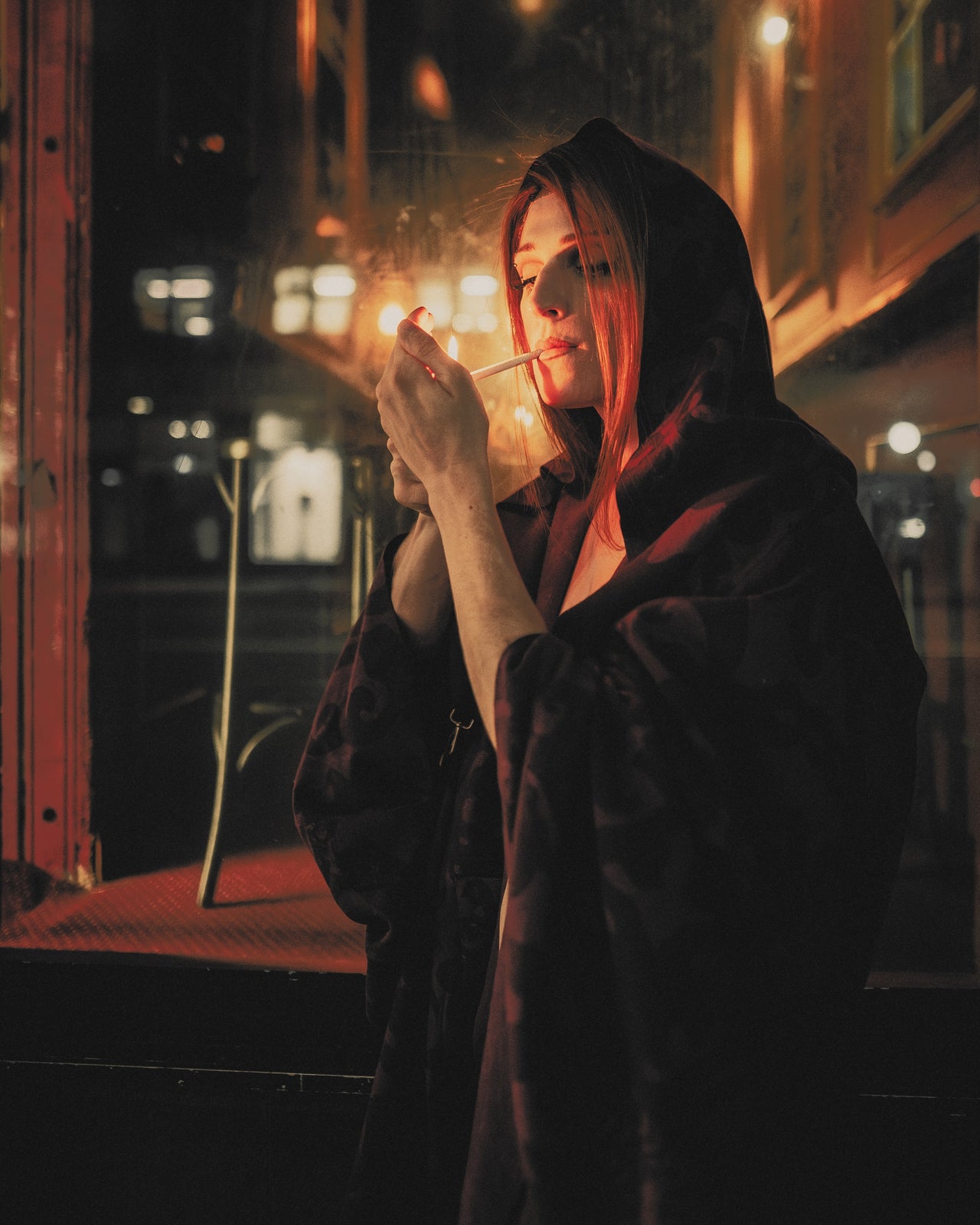 Vivienne Westwood Man AW 2016 Runway Look 7 Hooded Robe Poncho